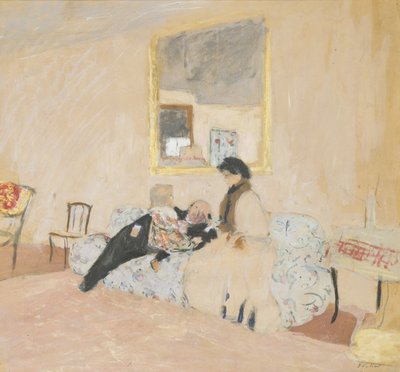 Annette and the Visitors by Edouard Vuillard
